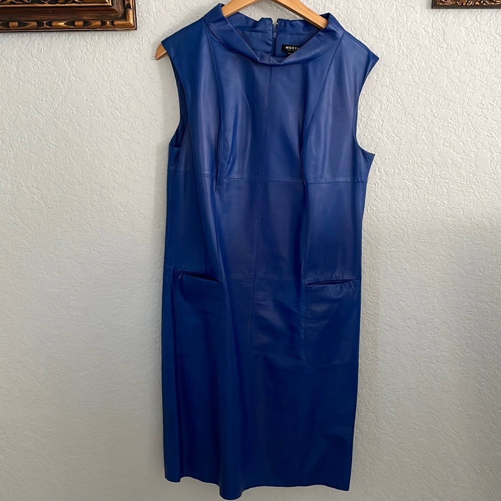 Worth leather dress